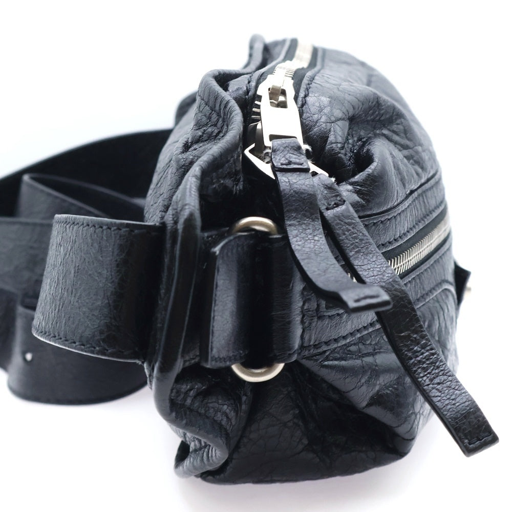 BALENCIAGA(バレンシアガ) ネオリフト レザー ウエスト ショルダーバッグ ブラック 341628