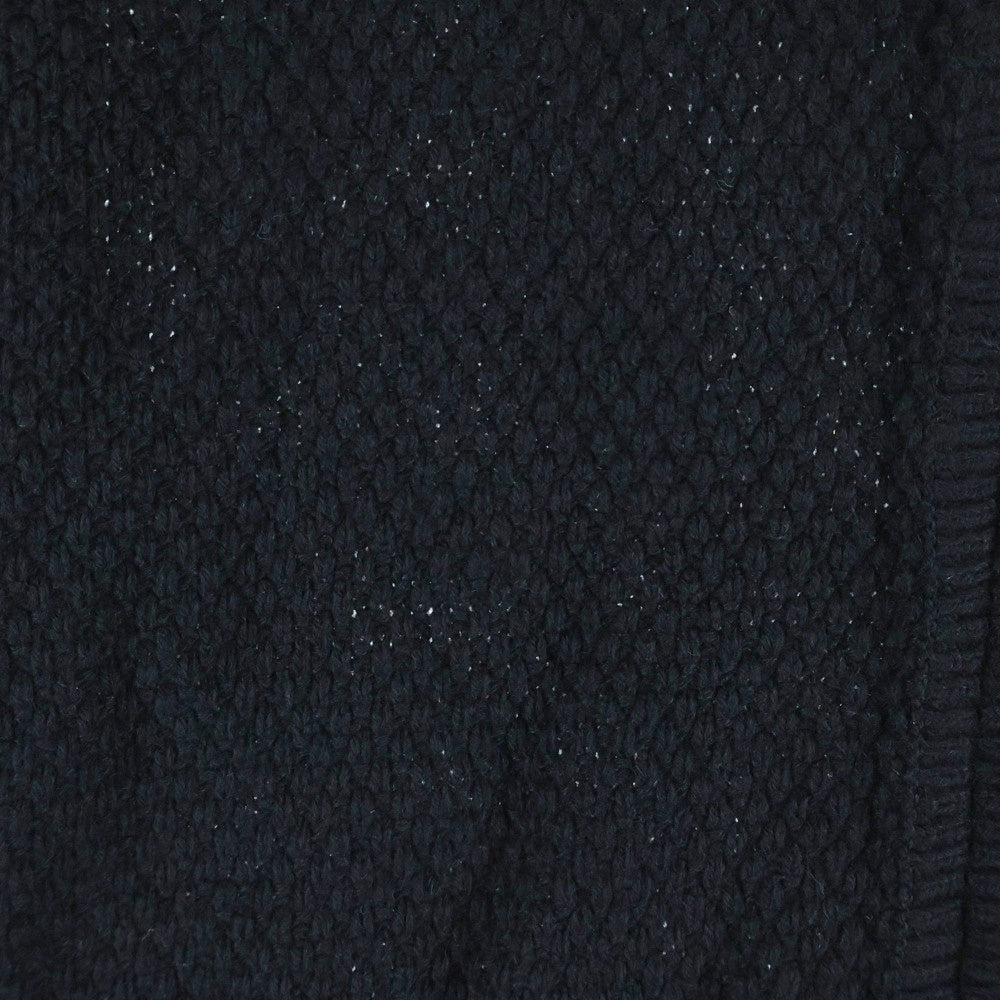 NUMBER (N)INE(ナンバーナイン) 05AW THS期 ジップアップ ドライバーズ長袖ニット ブラック 0357933495