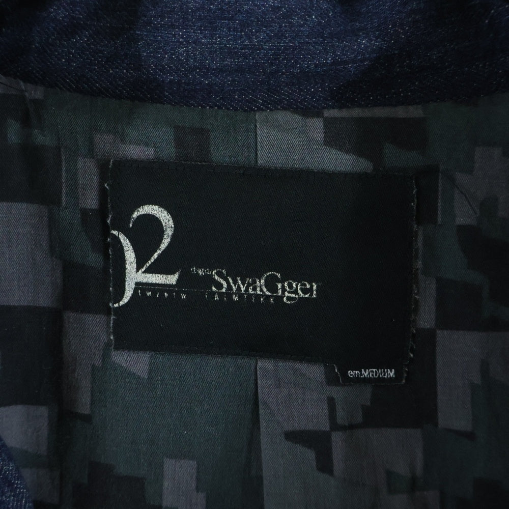 SWAGGER(スワッガー) 90S ライナー付き ジップアップ デニムジャケット インディゴ