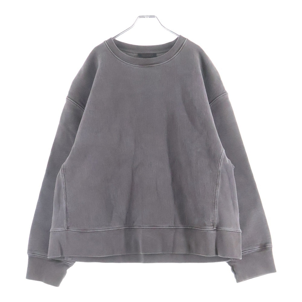 YEZZY SEASON 3(イージー シーズン スリー) オーバーサイズ クルーネック 長袖スウェット トレーナー ブラウン