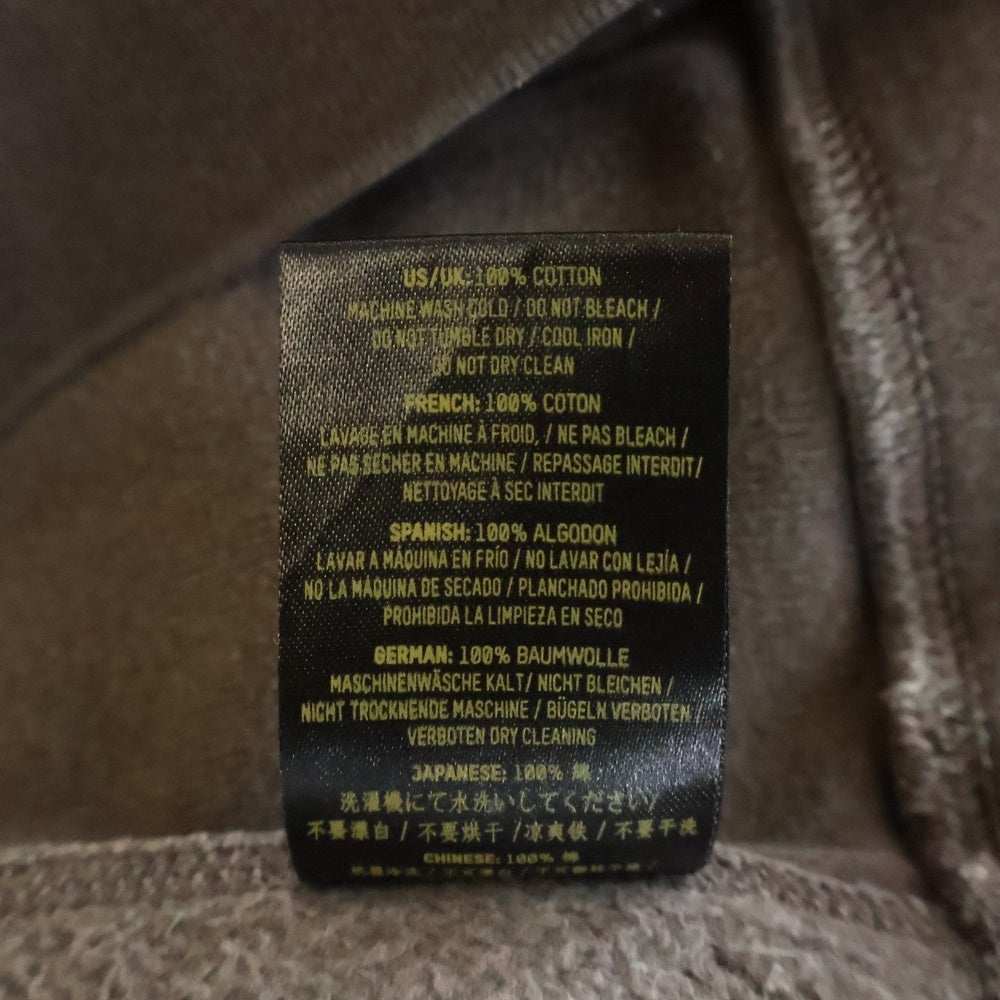 YEZZY SEASON 3(イージー シーズン スリー) オーバーサイズ クルーネック 長袖スウェット トレーナー ブラウン