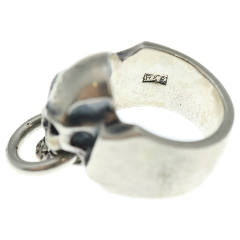 ROYAL ORDER(ロイヤルオーダー) SMALL SKULL w RING スモール スカルリング シルバー