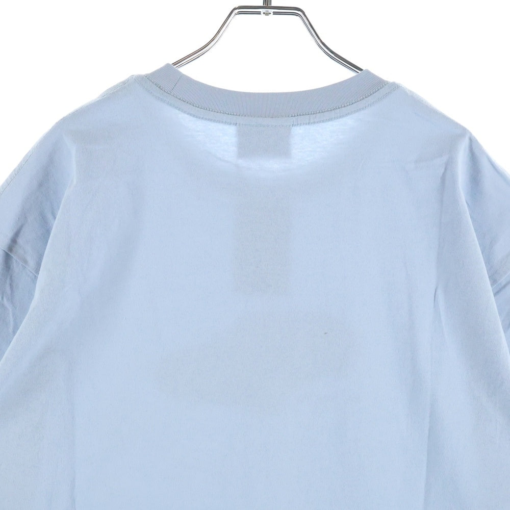 LFYT(エルエフワイティー) カープリント クルーネック 半袖Tシャツ カットソー ライトブルー LS250108