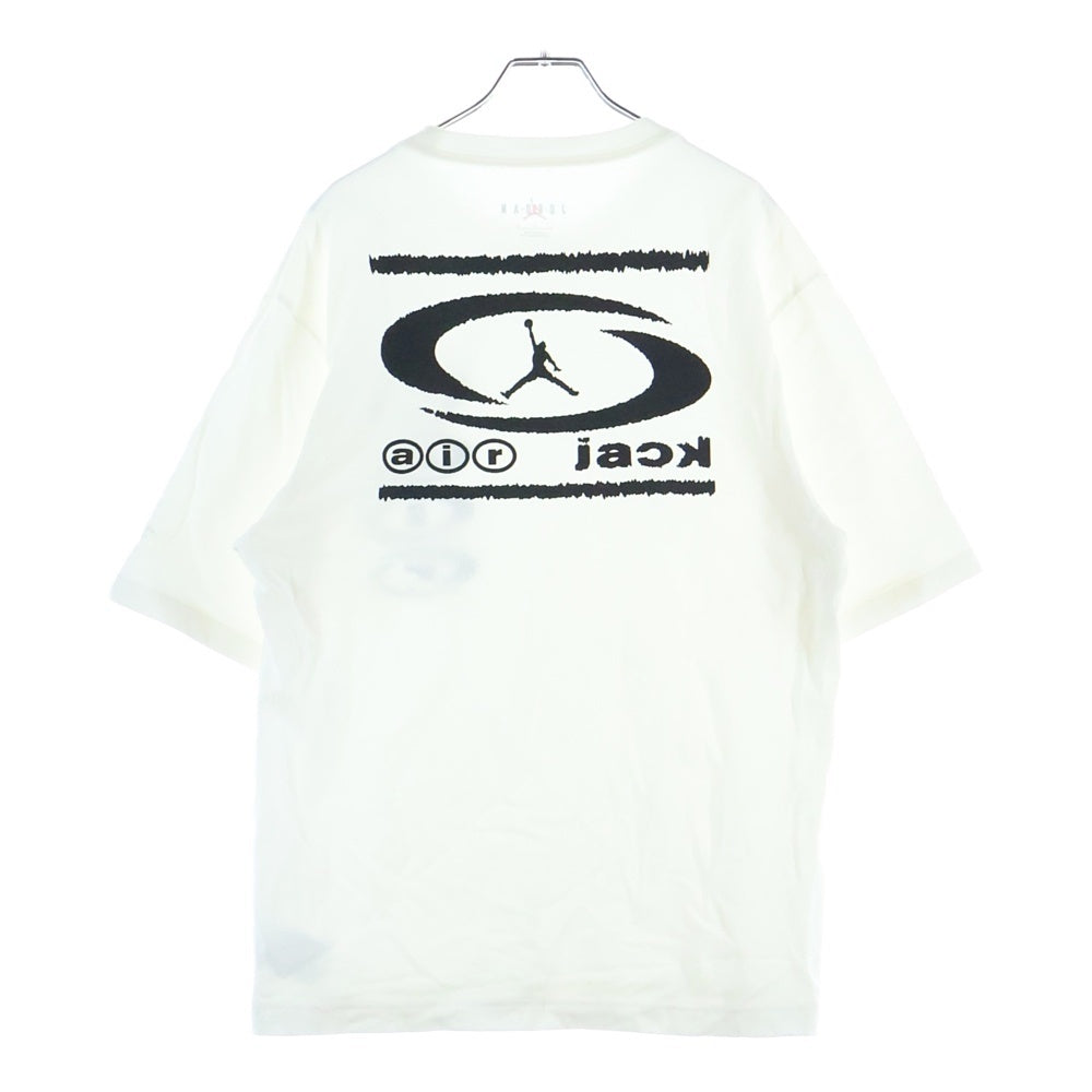NIKE(ナイキ) JORDAN BRAND M J TS AIR TEE SAIL ロゴプリント クルーネック 半袖Tシャツ カットソー ホワイト DZ5514-133