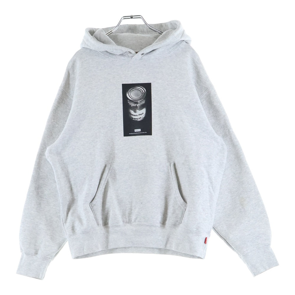 SUPREME(シュプリーム) 24SS Soup Can Hooded Sweatshirt スープ缶プリント フーデッド プルオーバー スウェットパーカー グレー