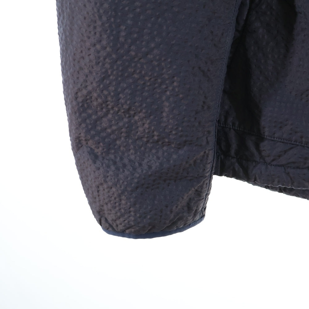STONE ISLAND(ストーンアイランド) 20AW SEERSUCKER JACKET シアサッカー フーディー ジップアップジャケット ネイビー 731544234