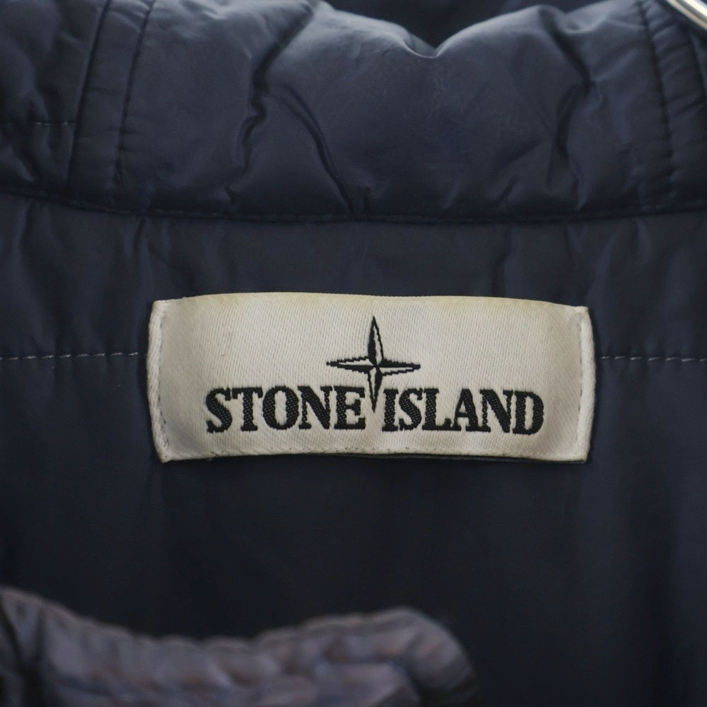 STONE ISLAND(ストーンアイランド) 20AW SEERSUCKER JACKET シアサッカー フーディー ジップアップジャケット ネイビー 731544234