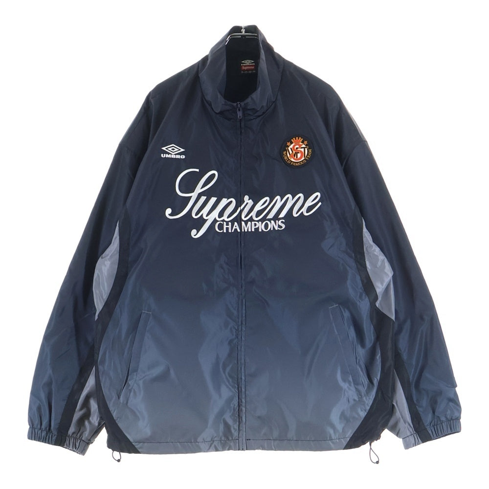 SUPREME(シュプリーム) 25AW × Umbro Gradient Track Jacket アンブロ ロゴエンブロイダリー グラデーション トラックジャケット ブラック