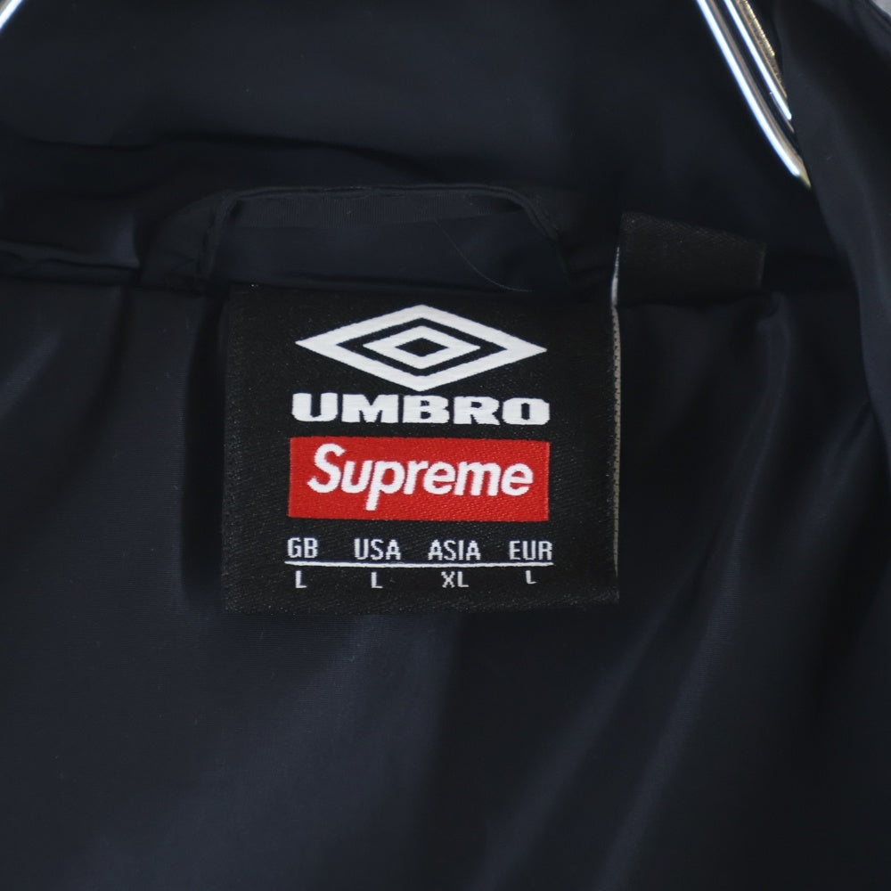 SUPREME(シュプリーム) 25AW × Umbro Gradient Track Jacket アンブロ ロゴエンブロイダリー グラデーション トラックジャケット ブラック