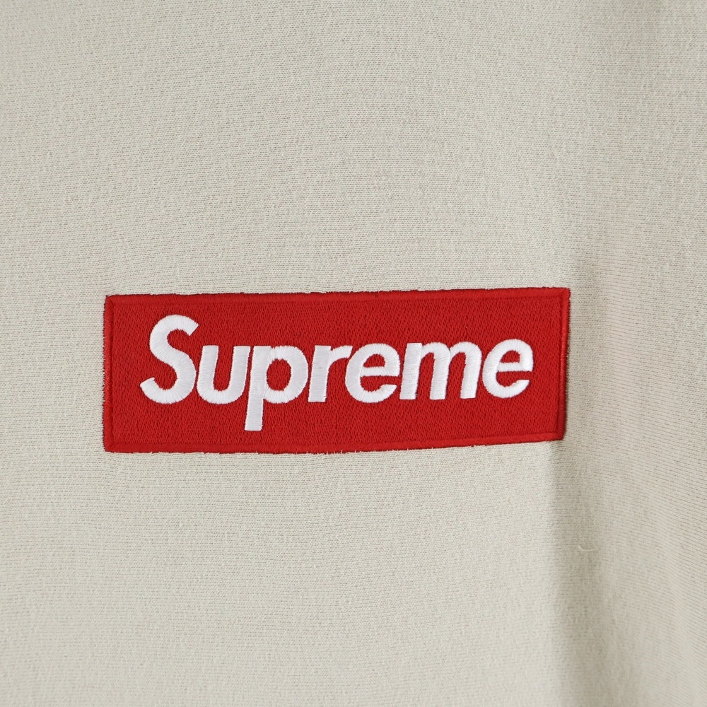 SUPREME(シュプリーム) 24AW Box Logo Hooded Sweatshirt Stone ボックスロゴ フーディ プルオーバースウェットパーカー ストーン ベージュ