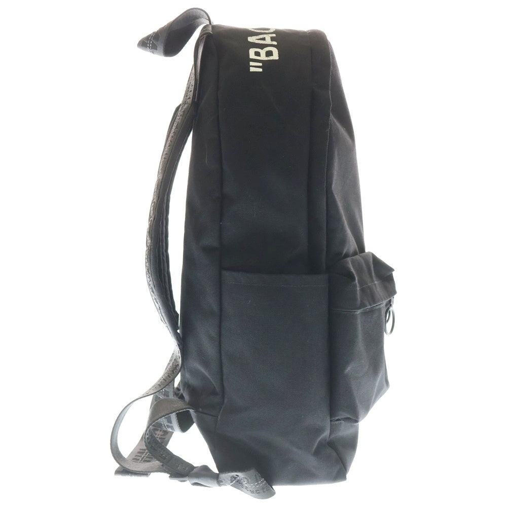OFF-WHITE(オフホワイト) 18AW BACKPACK キャンバスバックパック リュックサック ブラック OMNB003E18074010