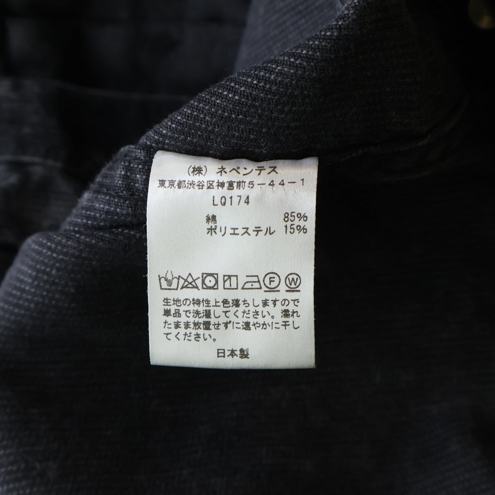 Needles(ニードルス) 22AW M.W.Jean Jacket スタースタッズ付き コーデュロイ ジャケットジャケット ブラック LQ174