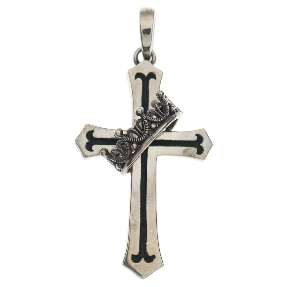 Justin Davis(ジャスティンデイヴィス) CROSS WITH CROWN ペンダント クロス クラウン ネックレストップ ペンダント シルバー SPJ122 2