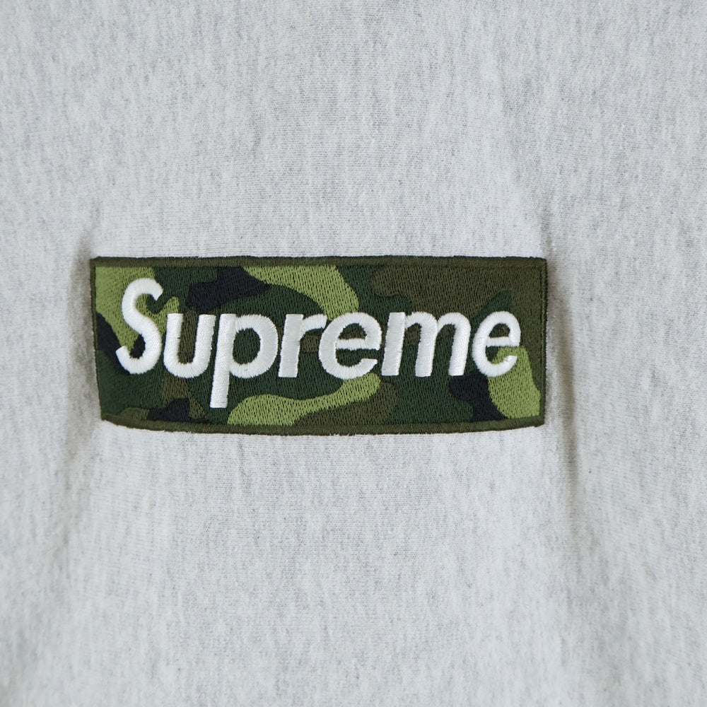 SUPREME(シュプリーム) 23AW Box Logo Hooded Sweatshirt Camo ボックスロゴ フーディーパーカー グレー