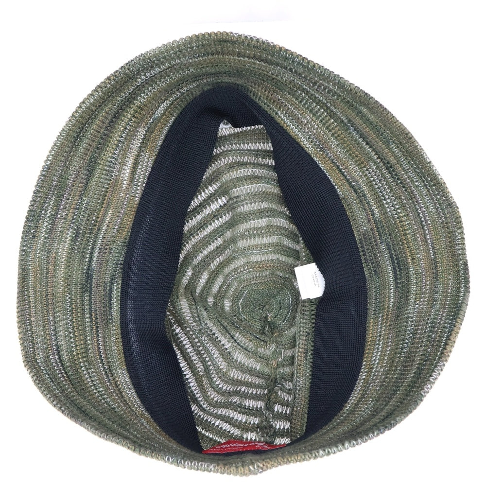 SUPREME(シュプリーム) 25SS Open Knit Crusher オープンニットクラッシャーハット カーキ