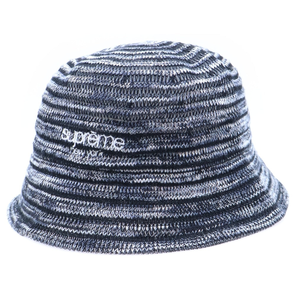 SUPREME(シュプリーム) 25SS Open Knit Crusher オープンニットクラッシャーハット ブラック