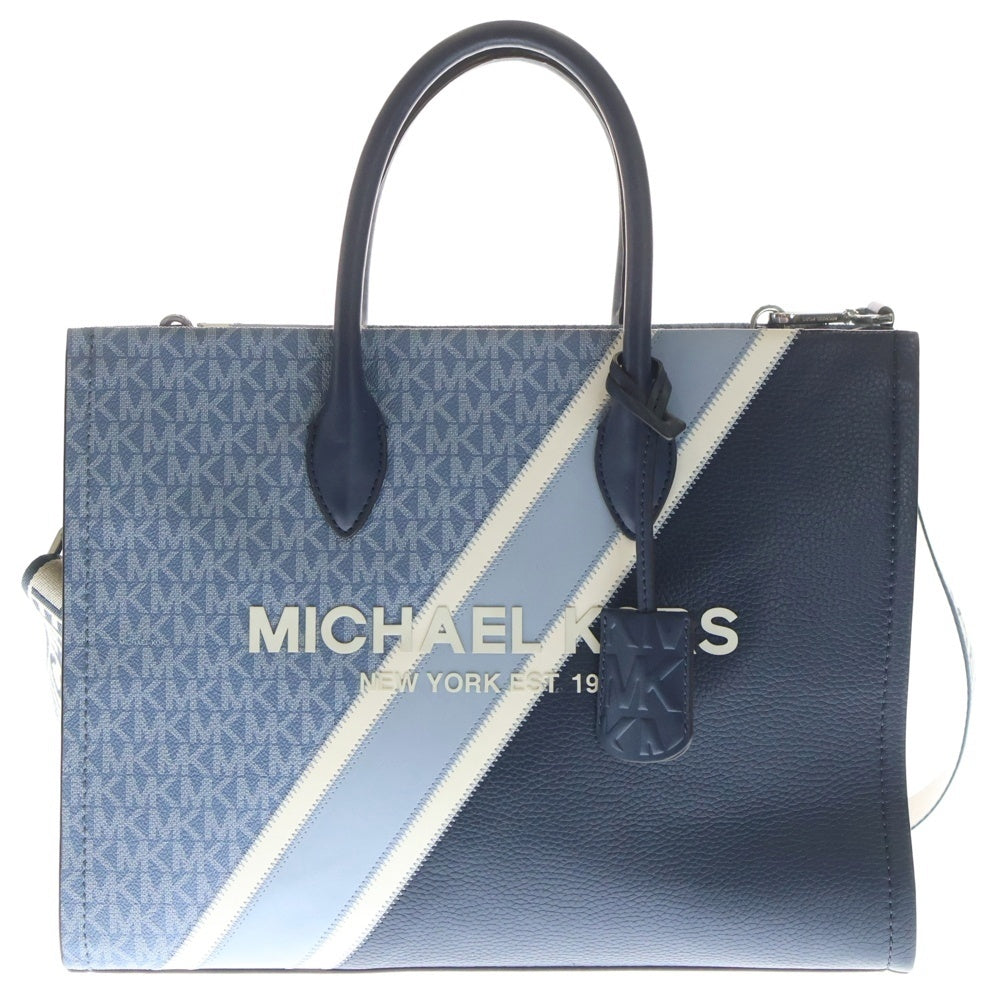 MICHAEL KORS(マイケルコース) MIRELLA EW 2WAYトートバッグ ブルー/ネイビー 35R3S7ZT8L