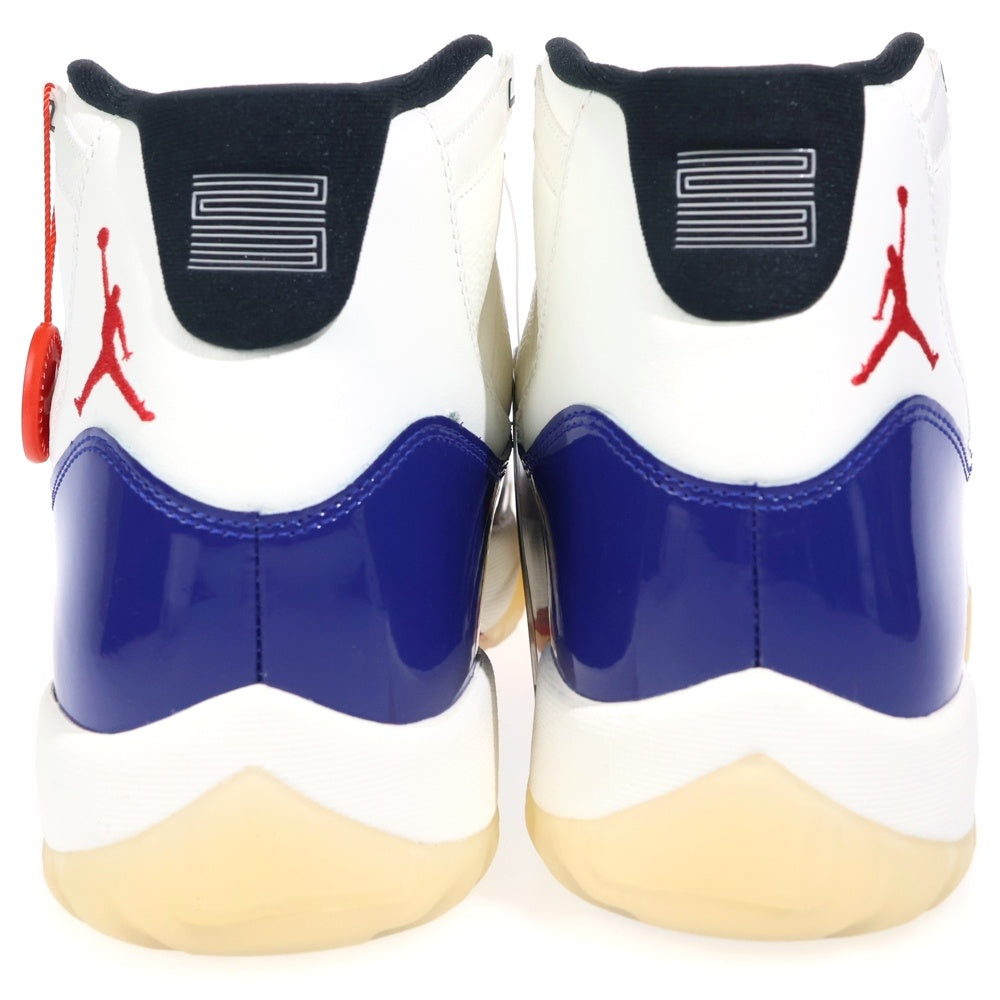 NIKE(ナイキ) AIR JORDAN 11 RETRO RA DEEP ROYAL BLUE/FIRE RED-SAIL-BLACK IH0296-400 エアジョーダン11 レトロ ハイカットスニーカー US11/29.0cm
