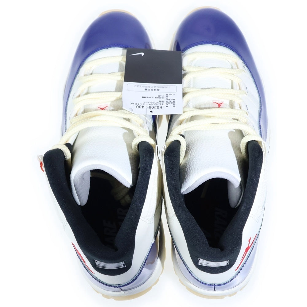 NIKE(ナイキ) AIR JORDAN 11 RETRO RA DEEP ROYAL BLUE/FIRE RED-SAIL-BLACK IH0296-400 エアジョーダン11 レトロ ハイカットスニーカー US11/29.0cm