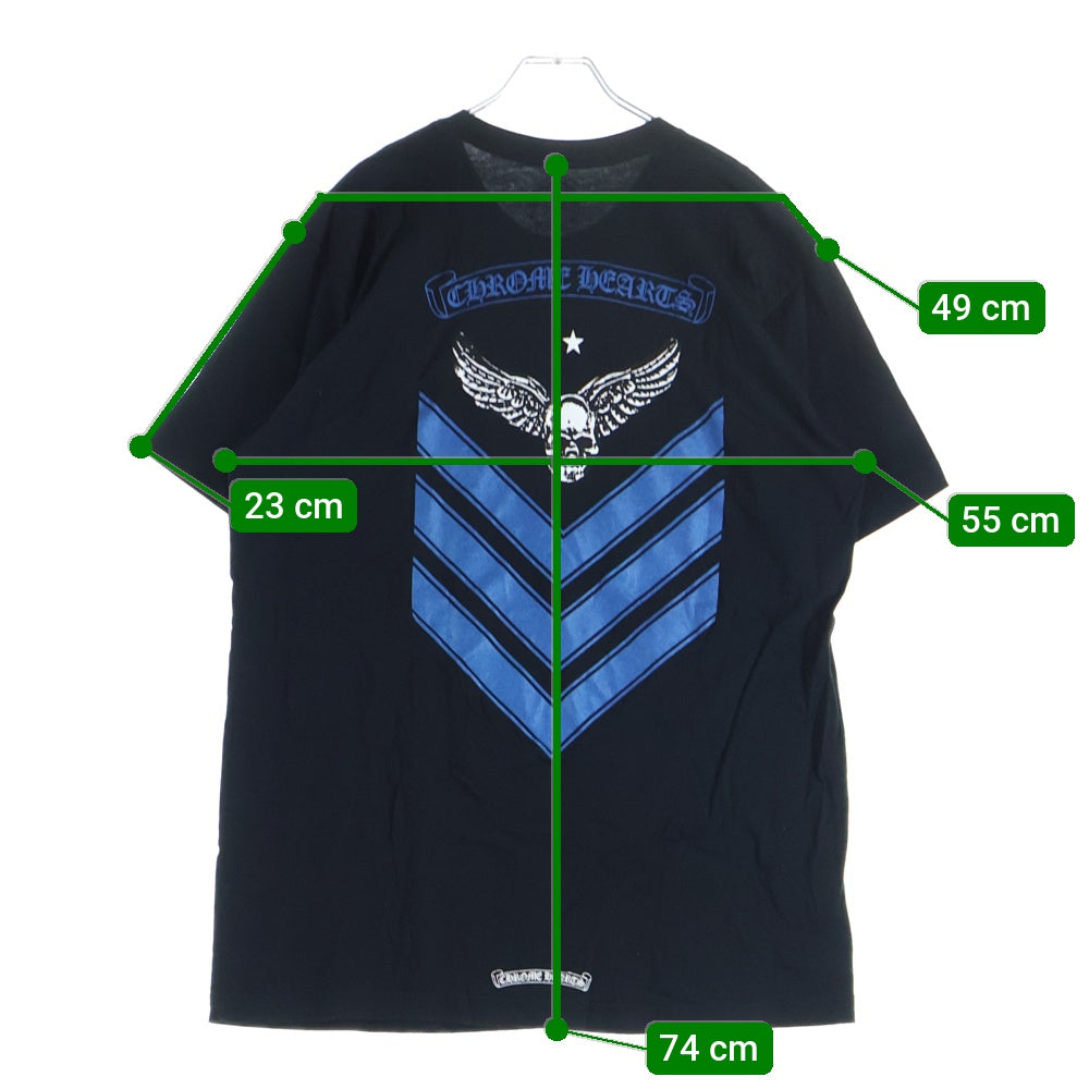 CHROME HEARTS(クロムハーツ) FOTI COOL フォティ クール フロントプリント半袖Tシャツ カットソー ブラック