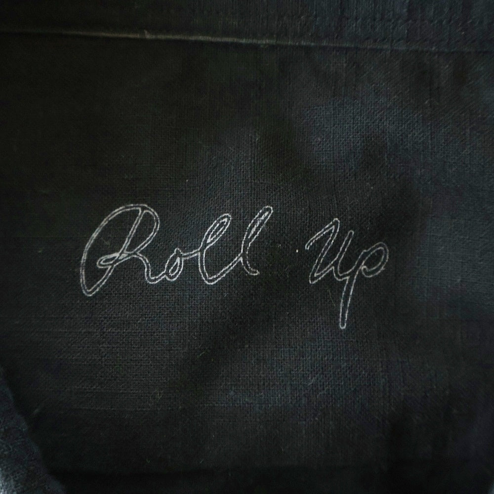 Porter Classic(ポータークラシック) ROLL UP SHIRT ロールアップ コットン 長袖シャツ ロングスリーブ ブラック