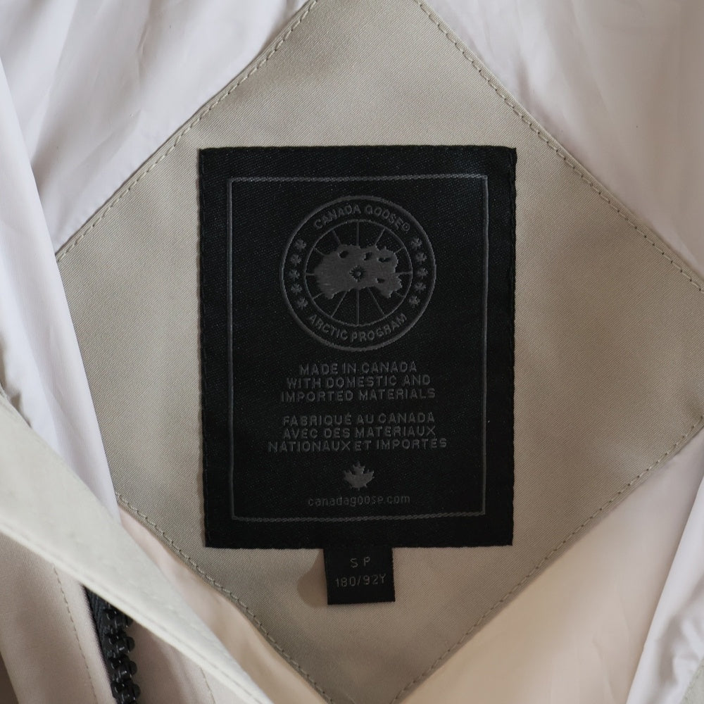 CANADA GOOSE(カナダグース) Lockeport Jacket Black Label ロックポート ジャケット ブラックレーベル ジップアップ ナイロンジャケット ベージュ 2429MB