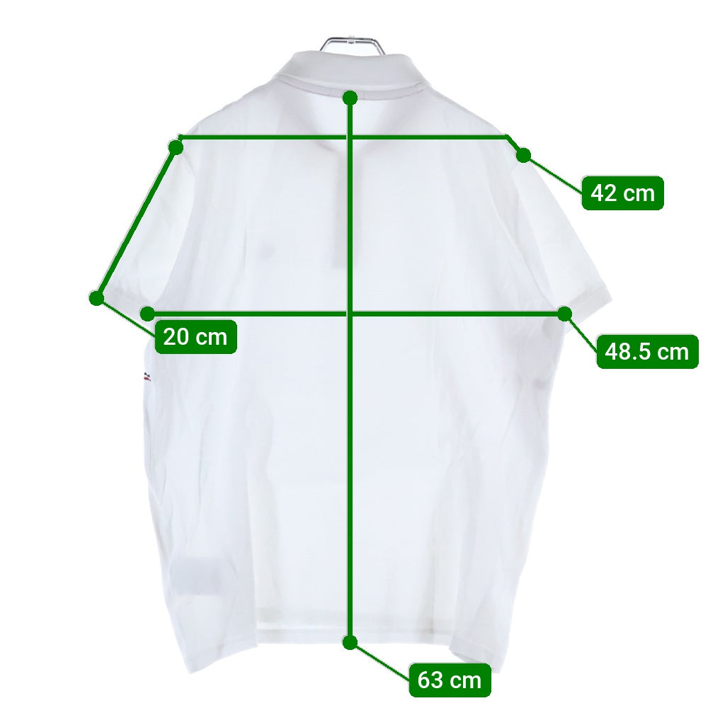 MONCLER(モンクレール) ロゴワッペン 半袖ポロシャツ カットソー B10918317099 ホワイト