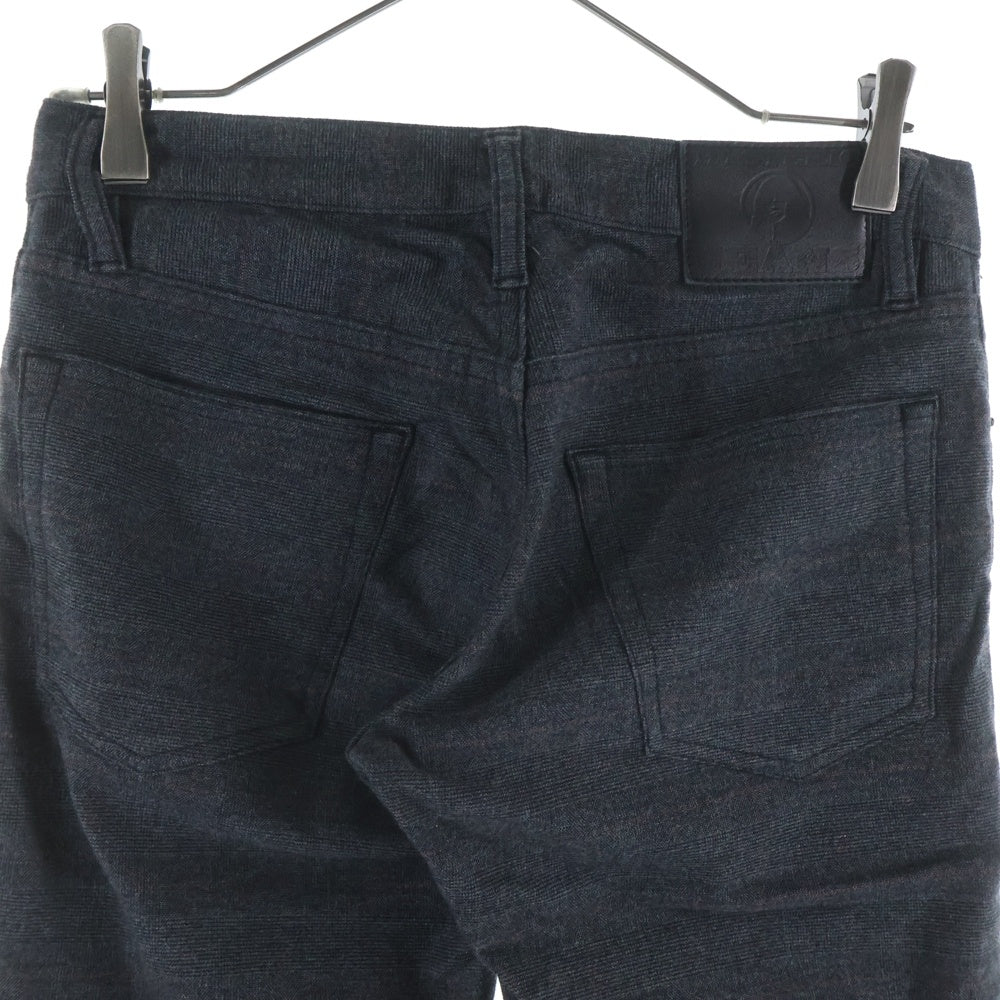 HYSTERIC GLAMOUR(ヒステリックグラマー) ストライプ ボタンフライデニムパンツ レディース ブラック 0194AP02