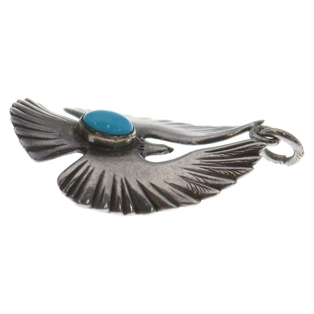 goro's(ゴローズ) ターコイズ付きイーグルペンダント ペンダントトップ シルバー