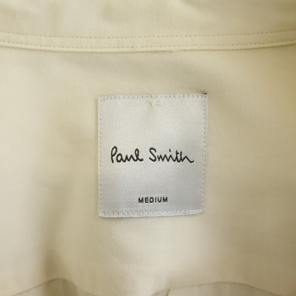 Paul Smith(ポールスミス) フラワーエンブロイダリー レーヨン混 長袖シャツ ロングスリーブ アイボリー PF-CR-85156