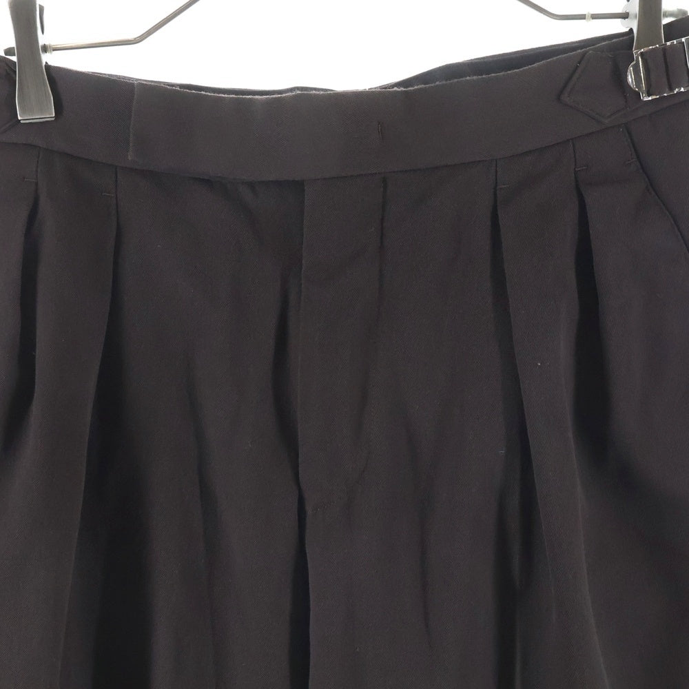 Paul Smith(ポールスミス) ジップフライ ウール スラックスパンツ ブラウン PF-IA-73551