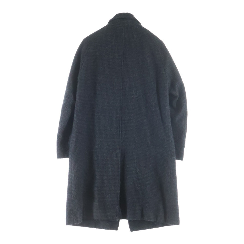 TOMORROWLAND PILGRIM(トゥモローランド ピルグリム) シェットランド ツイード バルマカーン コート ブラック 61-09-35-09003