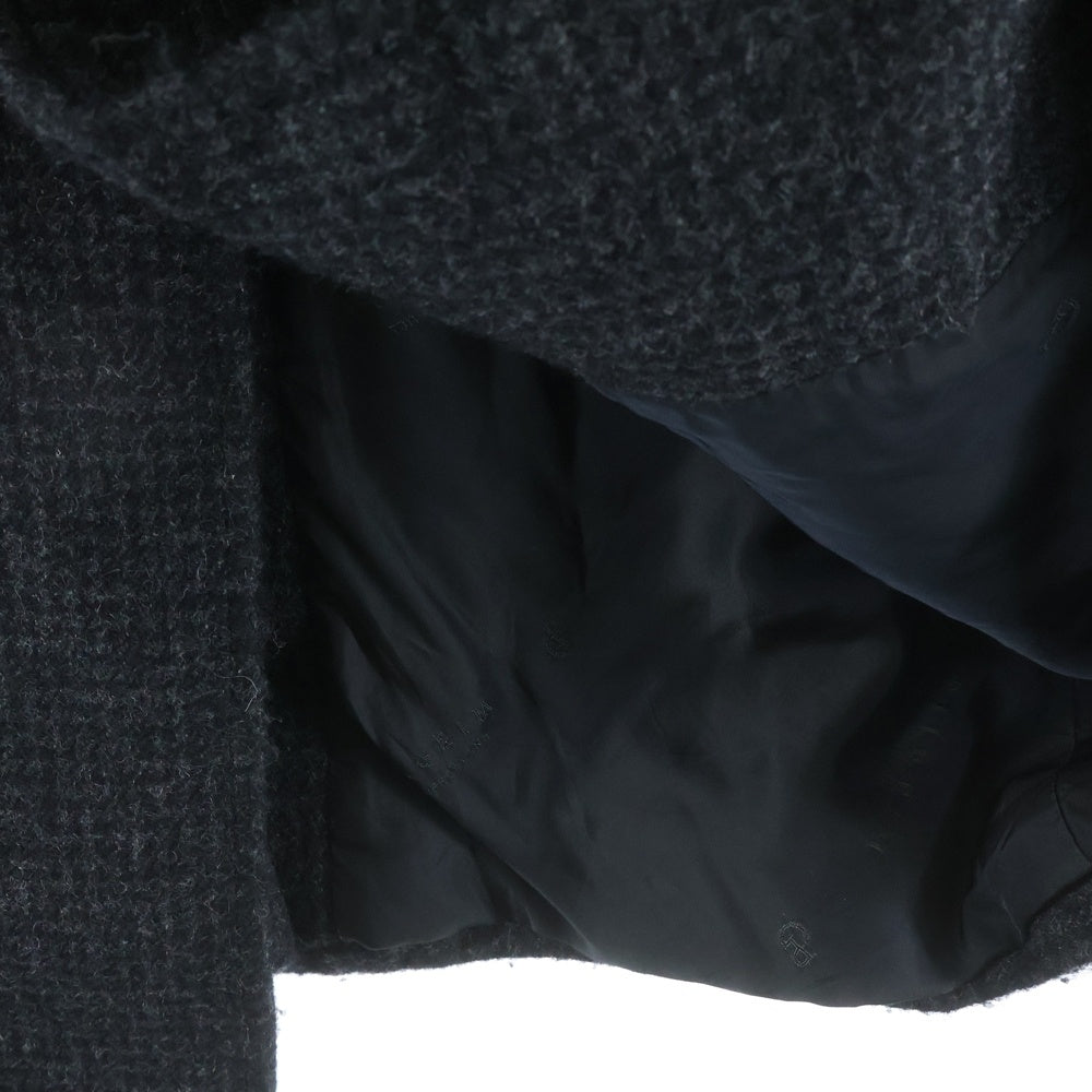 TOMORROWLAND PILGRIM(トゥモローランド ピルグリム) シェットランド ツイード バルマカーン コート ブラック 61-09-35-09003