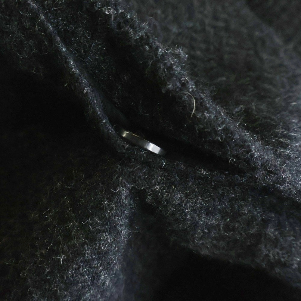 TOMORROWLAND PILGRIM(トゥモローランド ピルグリム) シェットランド ツイード バルマカーン コート ブラック 61-09-35-09003