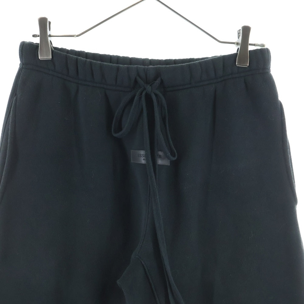 FEAR OF GOD ESSENTIALS(フィアオブゴッド エッセンシャルズ) センターラバータグ コットン スウェットパンツ ブラック