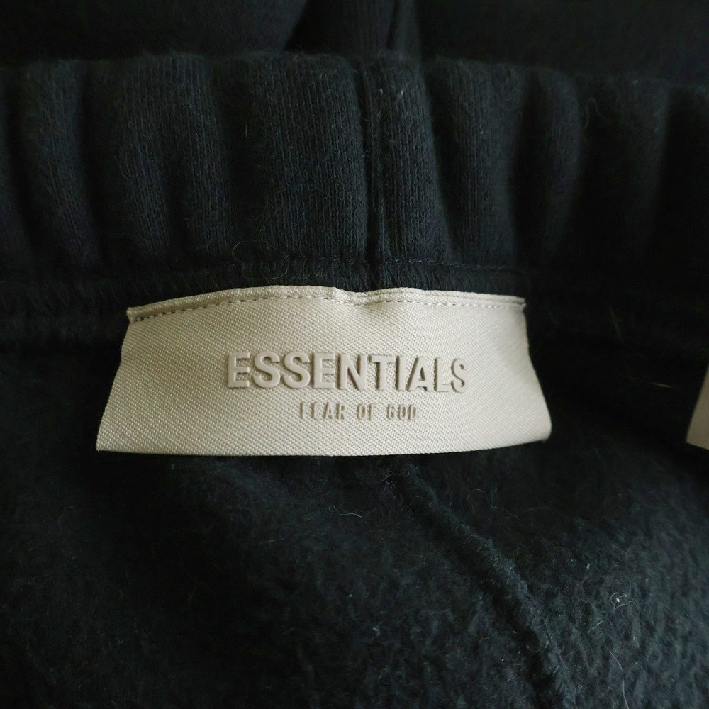 FEAR OF GOD ESSENTIALS(フィアオブゴッド エッセンシャルズ) センターラバータグ コットン スウェットパンツ ブラック