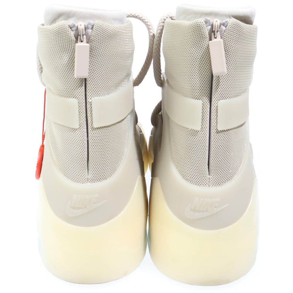 NIKE(ナイキ) ×FEAR OF GOD AIR 1 Oatmeal フィアオブゴッド エア1 オートミール ハイカットスニーカー アイボリー US8.5/26.5cm AR4237-900