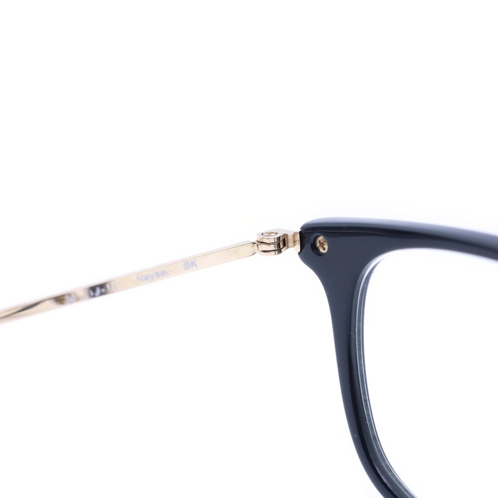 OLIVER PEOPLES(オリバーピープルズ) Collina コリーナ ブラックフレーム アイウェア 度入り眼鏡 ブラック/ゴールド