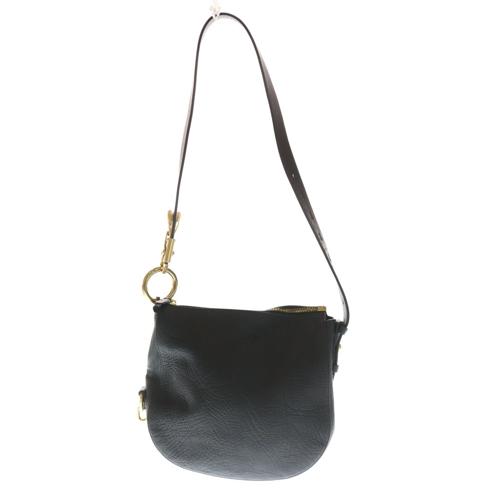 BURBERRY(バーバリー) GD金具 レザー ハンド ショルダー ナイトバッグ ブラック 8077553