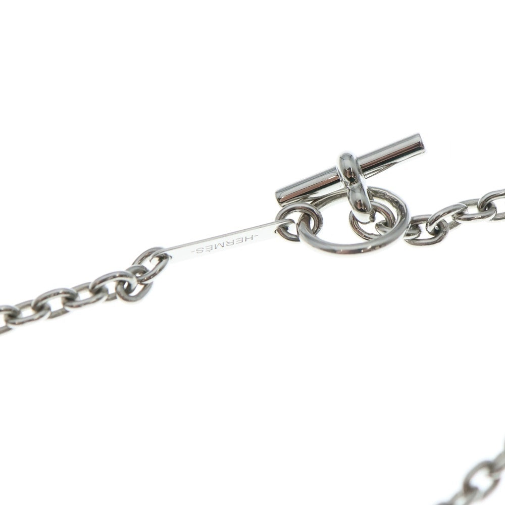 HERMES(エルメス) Carrousel カルーセル バッファローホーン ネックレス シルバー/ブラック レディース