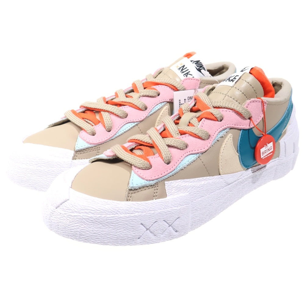 NIKE(ナイキ) ×Sacai ×KAWS BLAZER LOW サカイ カウズ ブレーザー ローカットスニーカー ベージュ US9.5/27.5cm DM7901-200