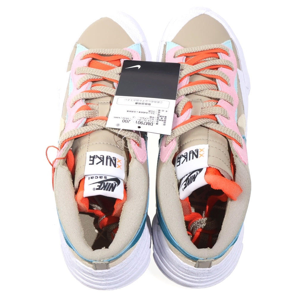 NIKE(ナイキ) ×Sacai ×KAWS BLAZER LOW サカイ カウズ ブレーザー ローカットスニーカー ベージュ US9.5/27.5cm DM7901-200