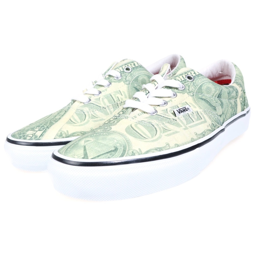 SUPREME(シュプリーム) 23SS ×Vans Dollar Era ヴァンズ ダラー総柄 ローカットスニーカー グリーン US8.5/26.5cm VN0A5FC9GRN