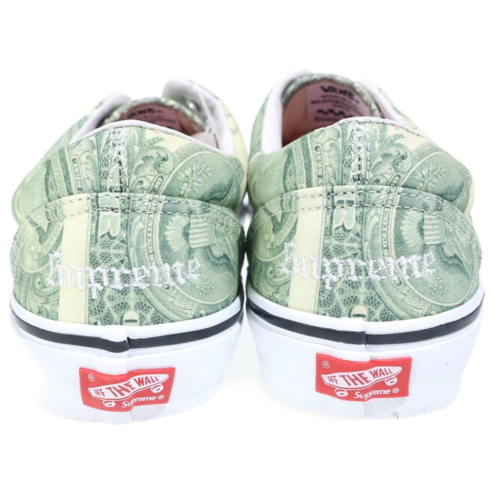 SUPREME(シュプリーム) 23SS ×Vans Dollar Era ヴァンズ ダラー総柄 ローカットスニーカー グリーン US8.5/26.5cm VN0A5FC9GRN