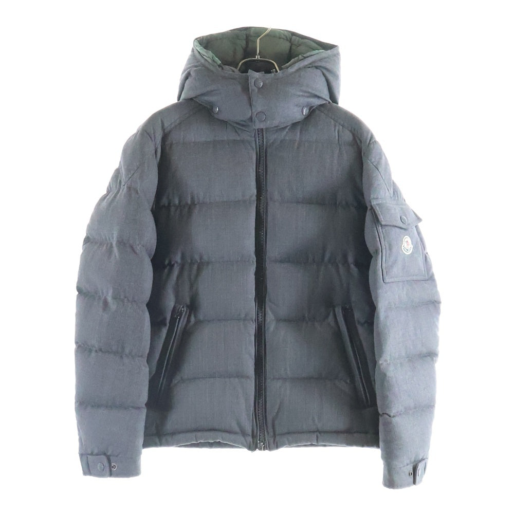MONCLER(モンクレール) 15AW MONTGENEVRE フード付き ジップアップ ダウンジャケット グレー A20914033805