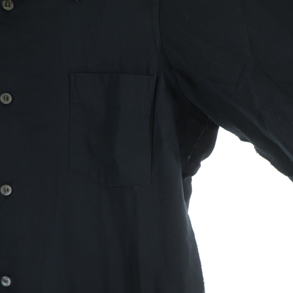 COMME des GARCONS(コムデギャルソン) AD2019 裾フリルデザイン 長袖シャツ ロングスリーブ ブラック GD-B018 レディース