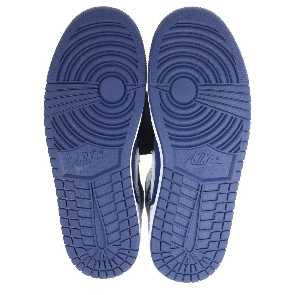NIKE(ナイキ) AIR JODAN 1 MID Blue Void DQ8426-403 エアジョーダン1 ミッド ブルーボイド ミッドカットスニーカー シューズ ブルー/ホワイト US9/27.0cm