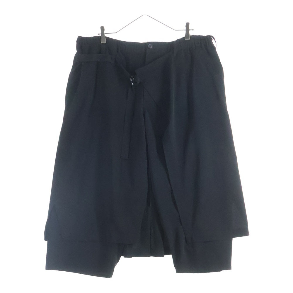 Yohji Yamamoto POUR HOMME(ヨウジヤマモト プールオム) TA TUXEDO U-STANDARD WRAP PANTS タキシード ラップパンツ ブラック HZ-P16-500