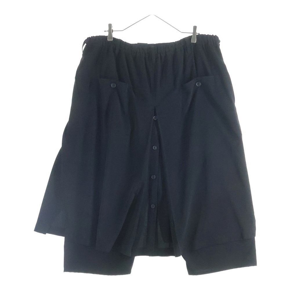 Yohji Yamamoto POUR HOMME(ヨウジヤマモト プールオム) TA TUXEDO U-STANDARD WRAP PANTS タキシード ラップパンツ ブラック HZ-P16-500