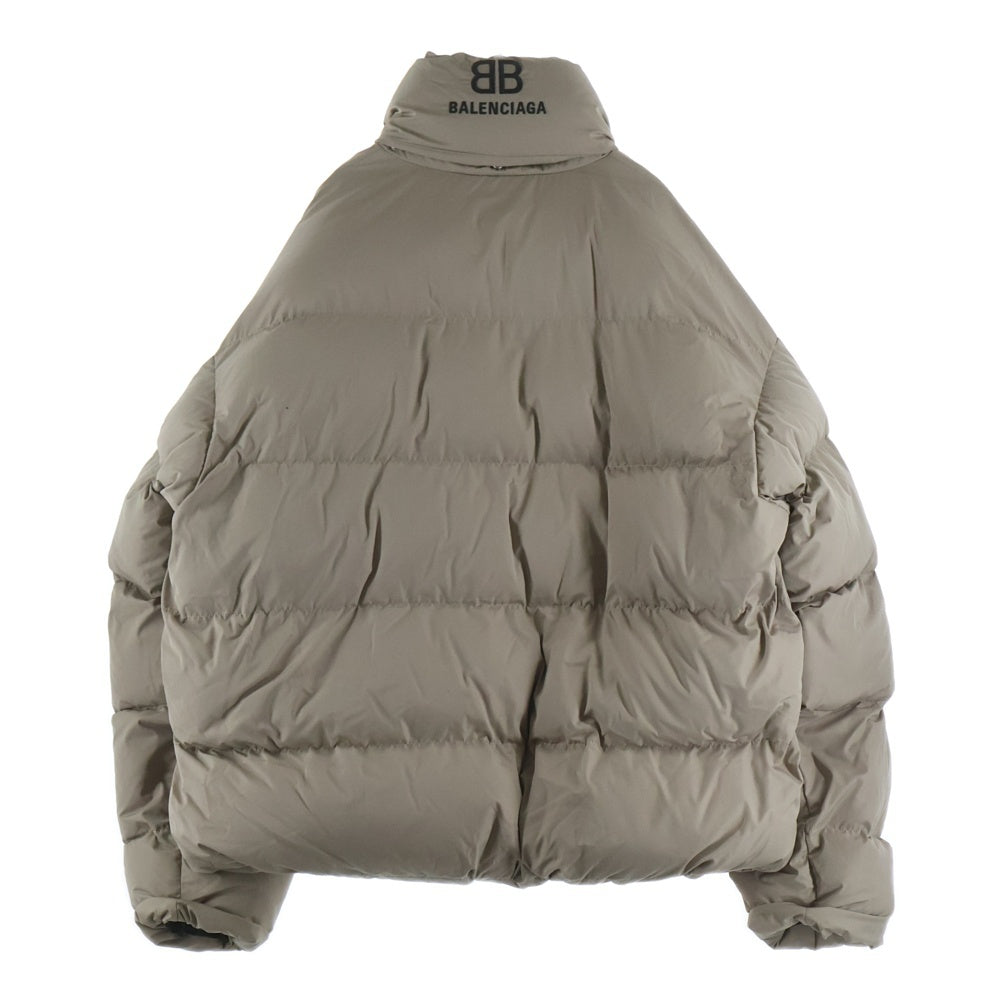 BALENCIAGA(バレンシアガ) BB Puffer Jacket マイクロファイユ パファージャケット ベージュ 766614 TP006